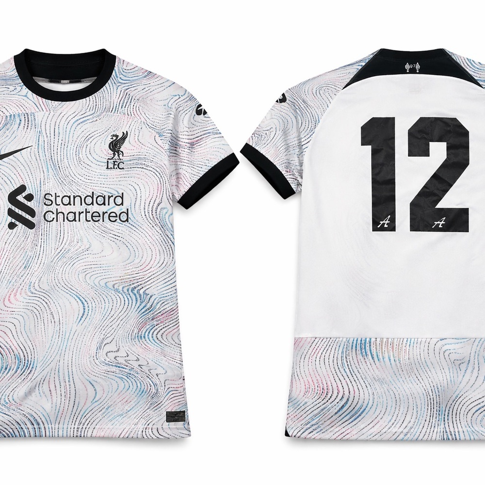 LF Kids Swirl Pattern Jersey - White, Black, Pink